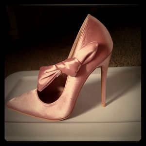 Beautiful silk heels